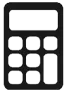 Black Calculator Icon