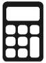 Black Calculator Icon