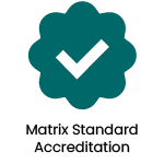 Accredited with the Matrix Standard for IAG