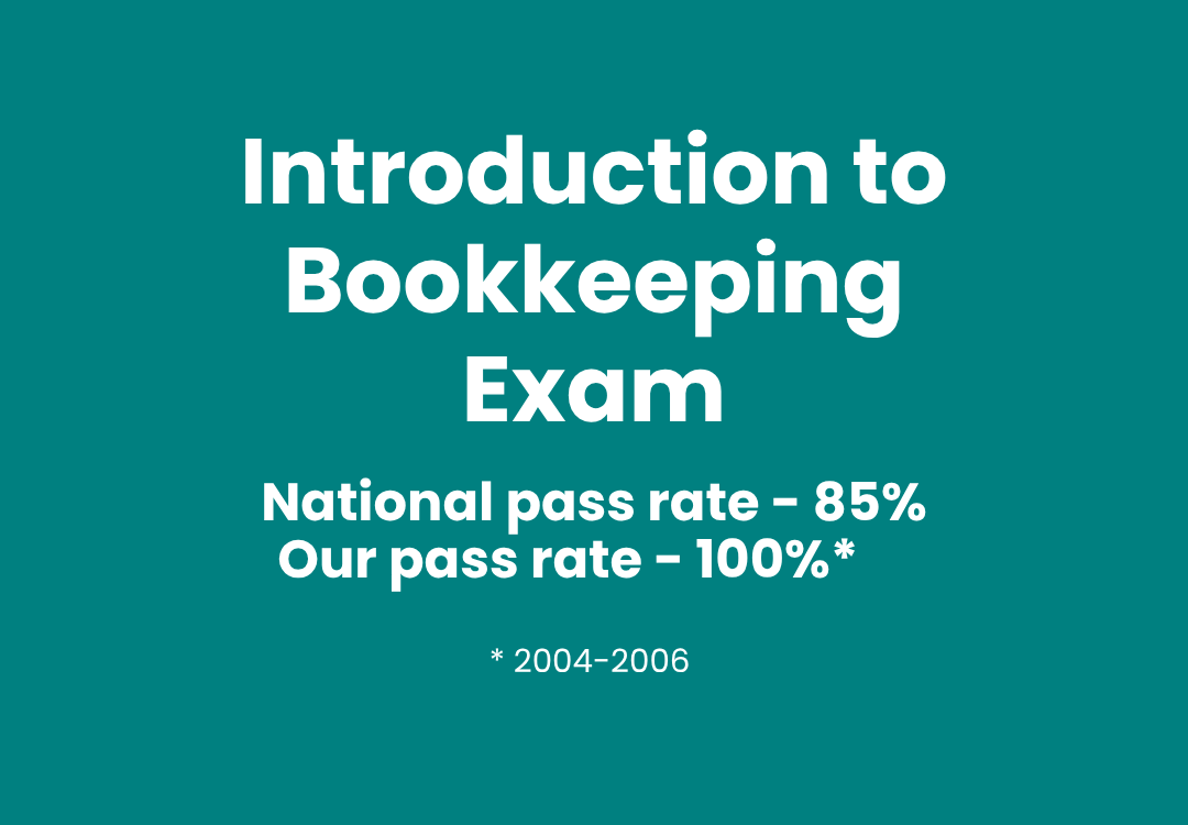 Introduction to Bookkeeping Exam pass rates