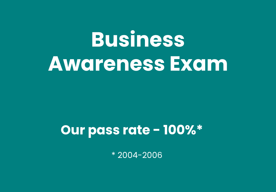 AAT Business Awareness Exam pass rates